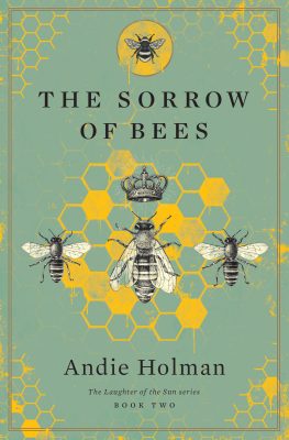 Beehive with bees, book cover